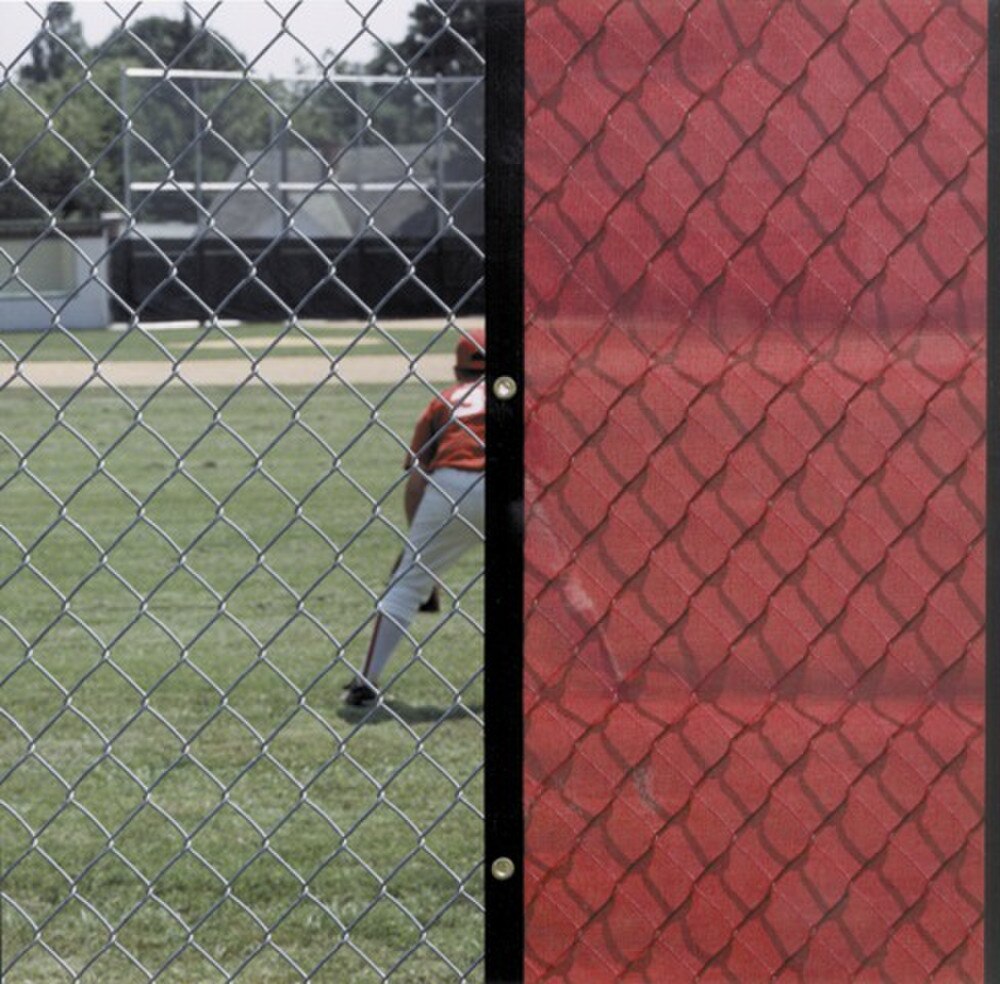 6' Baseball Fence Windscreen Order Standard Custom Windscreens for